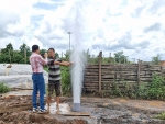 Kết luận vụ giếng khoan trên đỉnh đồi tự phun nước cao hàng chục mét